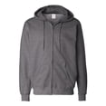 thumbnail image 1 of Hanes Men's Full Zip Ultimate Heavyweight Hoodie, Charcoal Heather, XX-Large hanes F280, 1 of 1