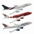thumbnail image 2 of 15CM 6inch Diecast Alloy 747 British Malaysia Airways B747 Airlines For Collection Friend Children Gift, 2 of 9
