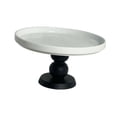 thumbnail image 2 of yotijay Cake Stand Ceramic Plate Snack Candy Platter for Celebration Reception Event Black, 2 of 9