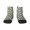 2 Black-2, variant on Soccer and Football Pattern Quarter Crew Socks,Toe Seamed Ankle Socks,Cotton Cushioned Breathable Athletic Crew Sports Socks