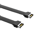 thumbnail image 3 of Cable deflector USB 3.1 de 19 pines/tipo E a tipo C, chasis frontal tipo C, PCI-Bit de 10 Gbps, cable plano corto A-80 cm, 3 of 6