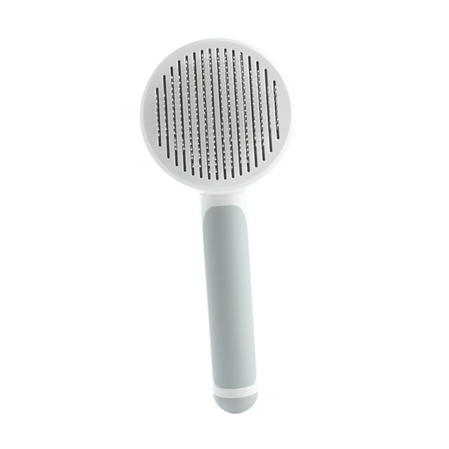 Cepillo para perros y gatos Zulema Gris Cepillo de pelo autolimpiante