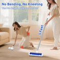 thumbnail image 2 of ACE2ACE Rouleau pour Tapis pour Poils d'Animaux, Outil d'Auto-recueillir les Poils d'Animaux, Râteau Réutilisable pour Tapis, Manche de 5 Pieds Sans Se Pencher Sans s'Agenouiller,, 2 of 7