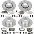 thumbnail image 3 of PowerStop Front and Rear Z26 Street Warrior Carbon-Fiber Ceramic Brake Pad and Drilled and Slotted Rotor Kit Fits: AUDI VOLKSWAGEN Select Models K529-26, 3 of 9