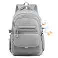 thumbnail image 1 of Mochila Mujer Mochilas Escolares Impermeable Con para (Gris), 1 of 9