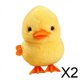 thumbnail image 1 of 2xWind Up Toy Novedad Polluelo Juguetes De Peluche Para Premio Regalo Favores Para Fiestas Infantiles Saltador Amarillo, 1 of 10