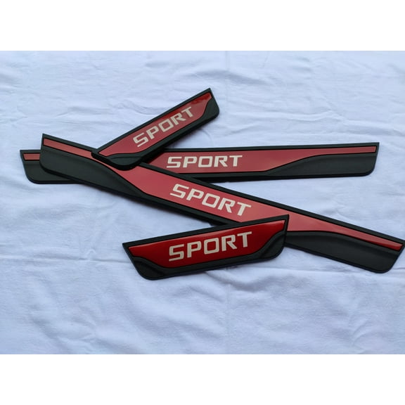 Car Accessories For Hyundai accent 20 Toyota RAV4 plastic Car Door Sill Scuff Plate Protector Guard 4pcs Auto Parts