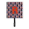 thumbnail image 1 of Carolines Treasures CJ1066-RSH4 Letter R Football Orange, Blue & White Leash or Key Holder, 1 of 1