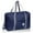 Navy Blue, variant on For Spirit Airlines Personal Item Bag 18x14x8 Foldable Travel Duffel Bag Underseat Tote Carry on Luggage Duffle Overnight with Shoulder Strap
