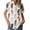 Pink, variant on Lolmot Women's Summer Floral Tunic Tops Casual Blouse Short Sleeve Buttons Up T-Shirts Henley Neck Tops Flower Printed Plus Size Shirts with Pockets