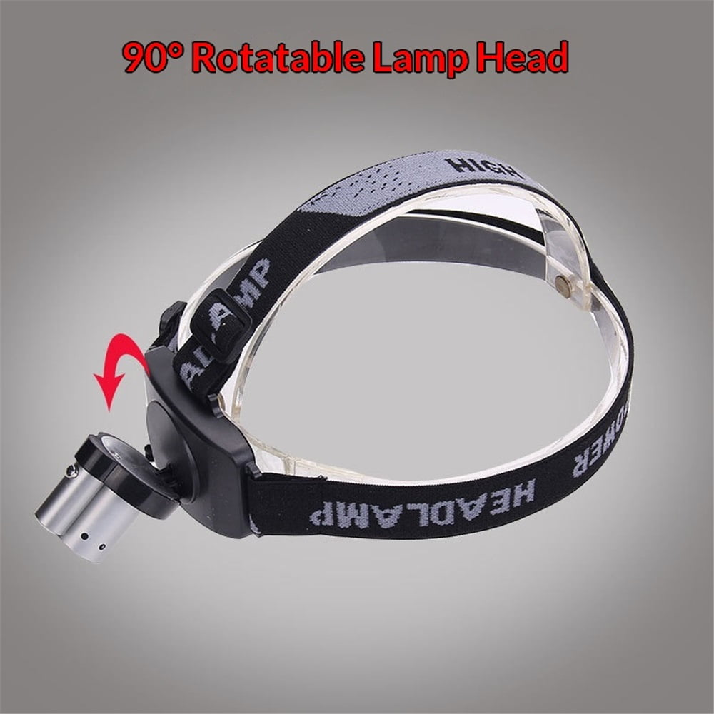 Rechargeable LED Laser Headlamp with an Adjustable Belt Led Headlight for Fishing, Running at Night,Camping,Cycling