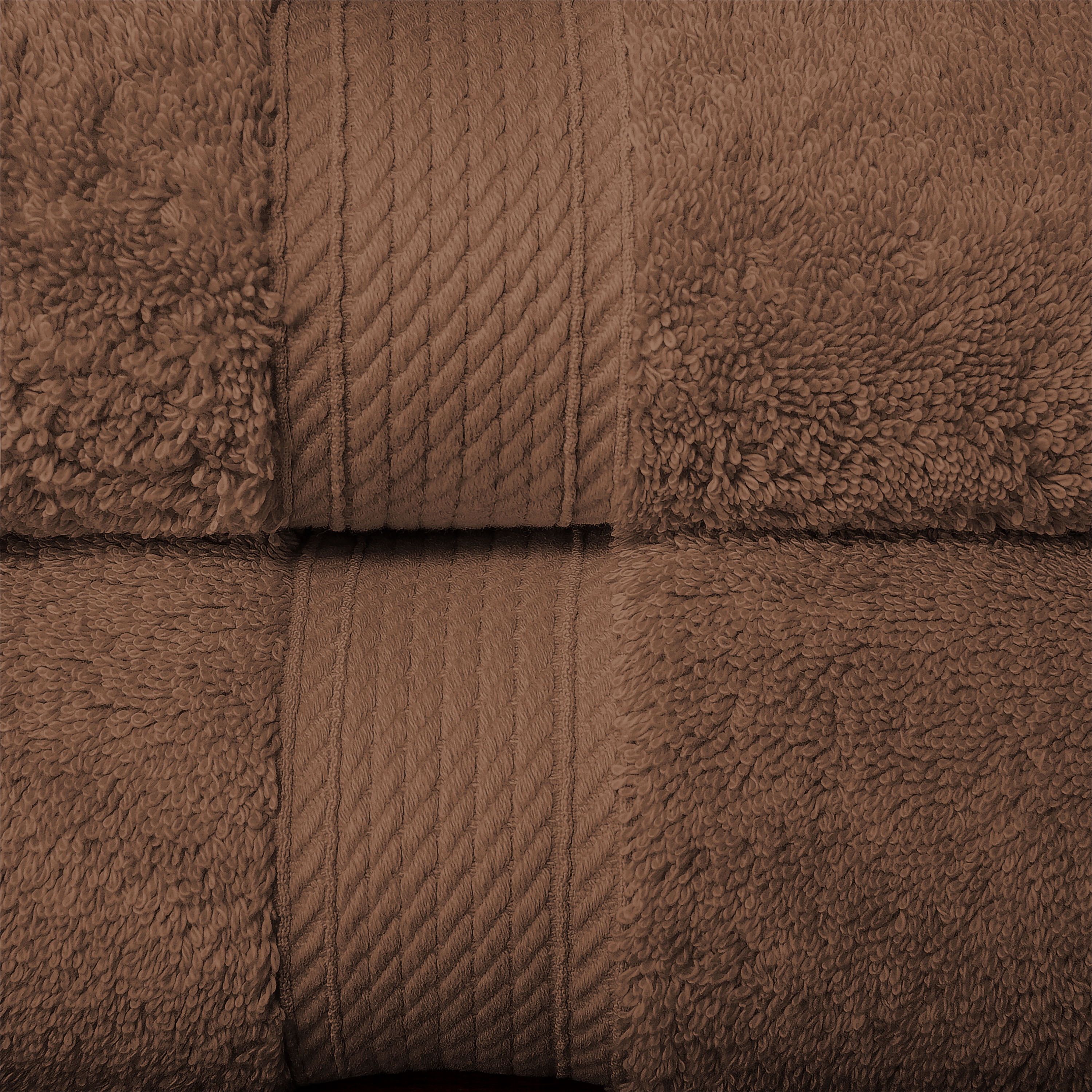 Premium Egyptian Cotton Highly Absorbent Assorted 6-Piece Plush Towel Set - 30" x 55", 20" x 30", 13" x 13"
