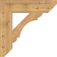 thumbnail image 3 of Ekena Millwork 5 1/2"W x 26"D x 26"H Olympic Slat Smooth Bracket, Western Red Cedar, 3 of 4
