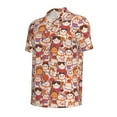 thumbnail image 4 of Wukai Maneki-Neko Cats Men’s Polo Shirts,Quick-Dry Athletic Shirt,Classic Fit Shirts-Small, 4 of 8