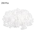 thumbnail image 3 of Uxcell 250pcs Cable Tie Base Saddle Type Mount Wire Holder, 0.79"x0.38"x0.2" Wire Clips Organizer Clamp White 0.16"Dia, 3 of 4