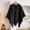 Black, variant on Shawl Wraps for Women Plush Winter Fashion Shawls and Wraps Cardigan Cape Knitted Shoulder Top Sweater Shawl Scarf Complexion One Size