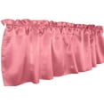 thumbnail image 2 of Shiny Smooth Satin Window Valance 58" Wide Coral, 2 of 2
