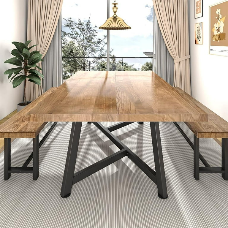 Farmhouse table with bench walmart sale