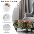 thumbnail image 6 of Xixirimido Deer US Flag Forest Camo Pattern Ottoman Cover Rectangle Stretch Footstool Cover Non-slip Footrest Stool Slipcover Removable for Storage Ottoman, Large, 6 of 7