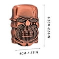 thumbnail image 3 of Heavy Armor Skull Lighter Double Sided Relief, Xinsrenus Under $5! Heavy Armor Skull Lighter Double, 3 of 5