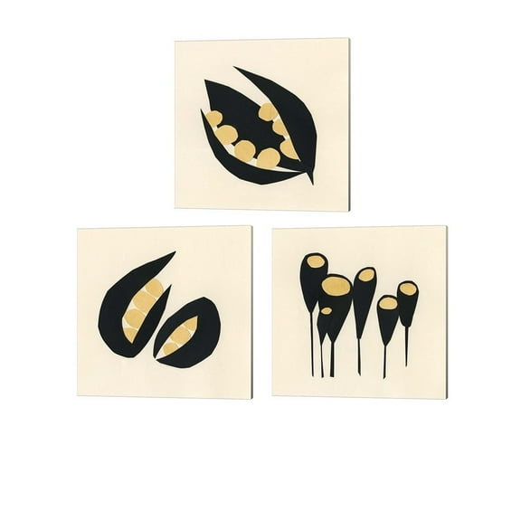 Metaverse Renee Stramel 'Mod Pod' Canvas Art (Set of 3)