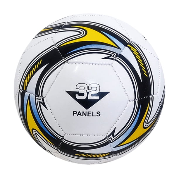 Balón de fútbol juvenil Greeniant tamaño 5 paneles cosidos a máquina vejiga de goma blanco amarillo