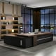 thumbnail image 4 of Console Organization Office Desks Luxury Meeting Workbench Boss Office Desks Standing Computer Bureau Meuble Office Supplies My Lux Decor Round, 4 of 14
