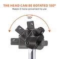 thumbnail image 2 of Breaker Bar Wheel Wrench 180 Degree Rotatable Breaker Bar 1/2 Drive Socket Spanner, 2 of 8