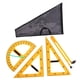 thumbnail image 3 of Juego de reglas de geometría matemática con bolsa de almacenamiento, material didáctico, material didáctico, triángulo 4 piezas, 3 of 8