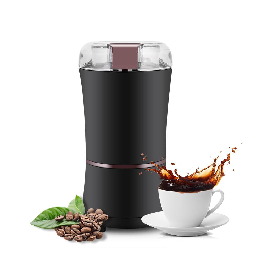 Acheter Broyeur de grains de café moulin à café en acier inoxydable noix grains Grains moulin herbes électrique rectifieuse multifonctionnel Mini