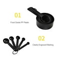 thumbnail image 2 of 10 Pieces/Set Measuring Cup and Spoon Set DIY Baking Weighing Tool Food Grade PP Plastic with Clear Marking, 2 of 8
