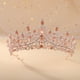 thumbnail image 1 of Nvzi Tiara de boda para novia, diadema de princesa, corona de novia, joyería para el cabello con diamantes de imitación de cristal,graduación, boda, fiesta de disfraces (B), 1 of 4