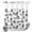 Black White, variant on No Hook Shower Curtain, Farmhouse Country Shower Curtains for Bathroom with See Through Top Window, Vintage Castle Trees Rustic Waterproof & Washable Bath Curtain Small Stall 36"x78"