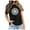 Black, variant on LUOGENLI Female T-shirts for Womens Women's Flower T Shirt Cute T Shirt Casual Short Sleeved Print T Shirt Top Womens T-shirts Graphic Tees Valentines Tee T-shirts Womens Big and Tall Easter L