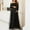 Black, variant on Sentmoon Maternity Clothes Plus Size Long Sleeve Summer Dresses Off-Shoulder Solid Color Loose Stretchy Nursing Dresses for Women Stylish for Wedding Guest M