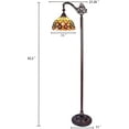 thumbnail image 3 of RADIANCE Goods Tiffany-Style 1 Light Reading Floor Lamp 11" Wide, 3 of 3
