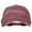 Maroon, variant on Grampy Embroidered Washed Cotton Twill Cap - Black OSFM