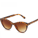 thumbnail image 5 of Gafas de sol estilo ojo de gato retro de moda para hombres y mujeres, gafas de sol con personalidad de té blanco, 5 of 6