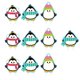 thumbnail image 2 of Decoraciones navideñas carteles impermeables para patio de pingüino con estacas 10 Wdftyju piezas, 2 of 9