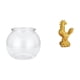 thumbnail image 1 of Adorno transparente para pecera pequeña, cuenco para acuario, jarrón, mesa, oficina, hogar, , figura de pollo, estatua Feng Shui, escultura, cu, 1 of 8