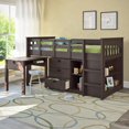 thumbnail image 3 of CorLiving Madison Collection All-in-One Single/Twin Size Loft Bed, 3 of 4