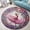 Ballet Dance Ballet, variant on Round Rug, Sea Turtle2 Soft Washable Carpet, Non-Slip Floor Mat for Living Room Bedroom Home Decor 59 Inch
