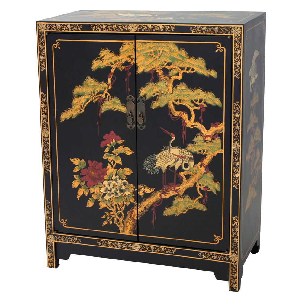 Oriental Furniture Black Lacquer
