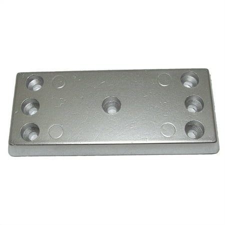 Hull Anodes - Tecnoseal HULL PLATE ANODE ALUM 6-1/8-inchX2-5/8-inchX5/8-inch TEC-30AL