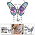 thumbnail image 3 of Exquisite Handmade Butterfly Metal Wind Chime - Perfect Garden Hanging Pendant, 3 of 5