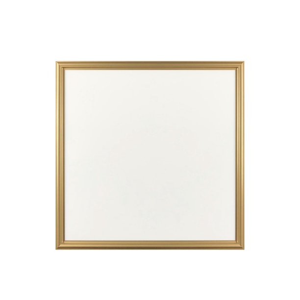 12W LED dorado 30 x 30 cm, panel de lámpara de techo de luz cuadrada con blanco 6500K para iluminar la decoración interior de la habitación de los niños, la oficina, la sala de estar brillar Electrónica