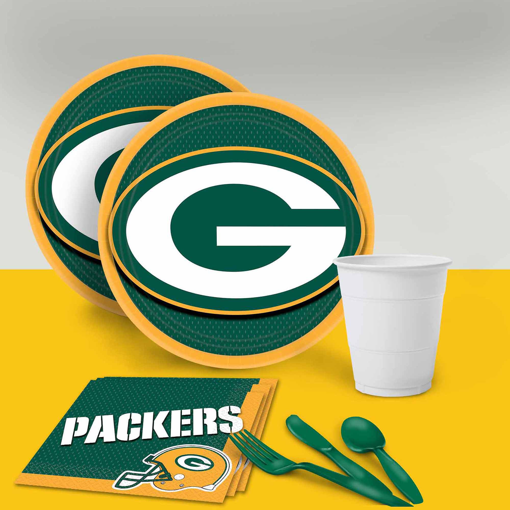 Green Bay Packers Tableware Party Pack for 16 Walmart