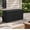 Jet Black, variant on 75 Gallon Resin Deck Box, Waterproof Outdoor Storage Box with Wheels, Lockable Lid and Handles, Large Deck Storage for Outdoor Gear, Patio Furniture Cushion, Gardening Tools, Brown