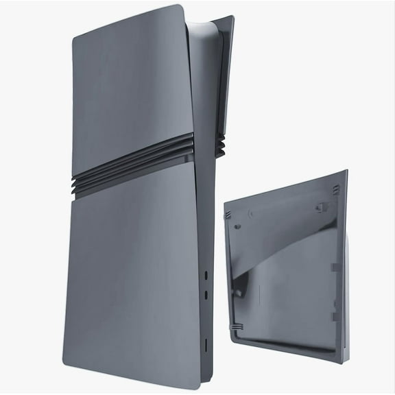 Hard Faceplate Plates Replacement for PS5 Pro Digital/Disc Edition Cover Side Panel Shell Grey (Disc Version)