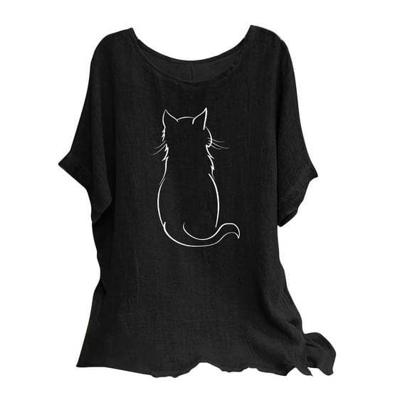 Women Blouses Elegant Casual Floral Womens Loose T Shirts Summer Clothes Outfits Women Over 50 Everyday